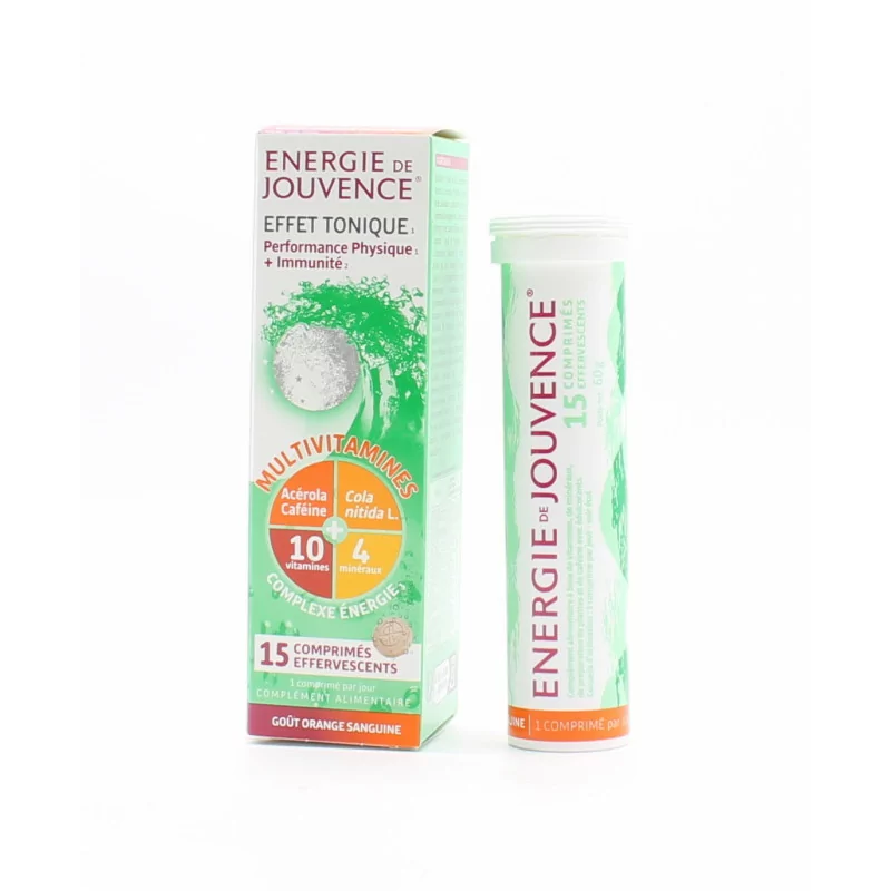 Energie de Jouvence Effet Tonique 15 comprimés effervescents