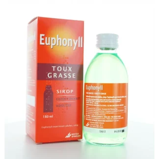 Euphonyll Toux Grasse Sirop Expectorant 180 ml