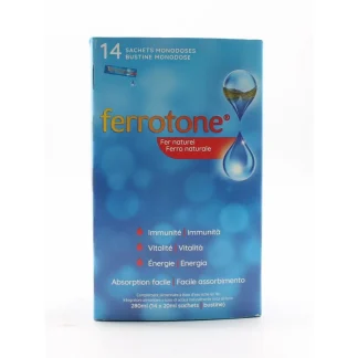 Ferrotone Fer Naturel 14 sachets