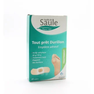 Feuille de Saule Tout Prêt Durillon Emplâtre Adhésif X5