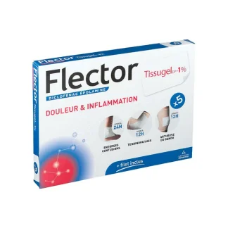 Flector Tissugel EP 1% 5 Emplâtres