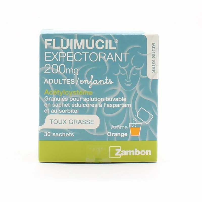 Fluimucil Expectorant 200mg 30 sachets