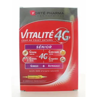 Forté Pharma Vitalité 4G Sénior 20 ampoules