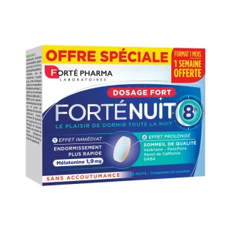 Forté Pharma Forténuit 8H 30 comprimés bi-couches