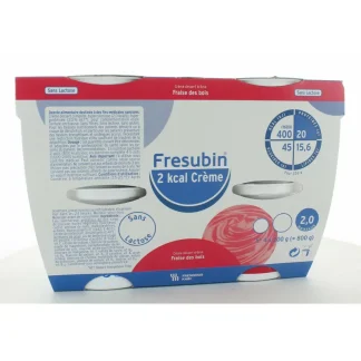 Fresubin 2Kcal Crème Arôme Fraise des Bois X4 200g