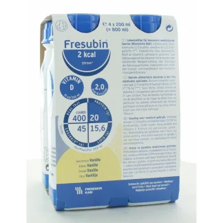 Fresubin 2Kcal Drink Arôme Vanille 4X200ml