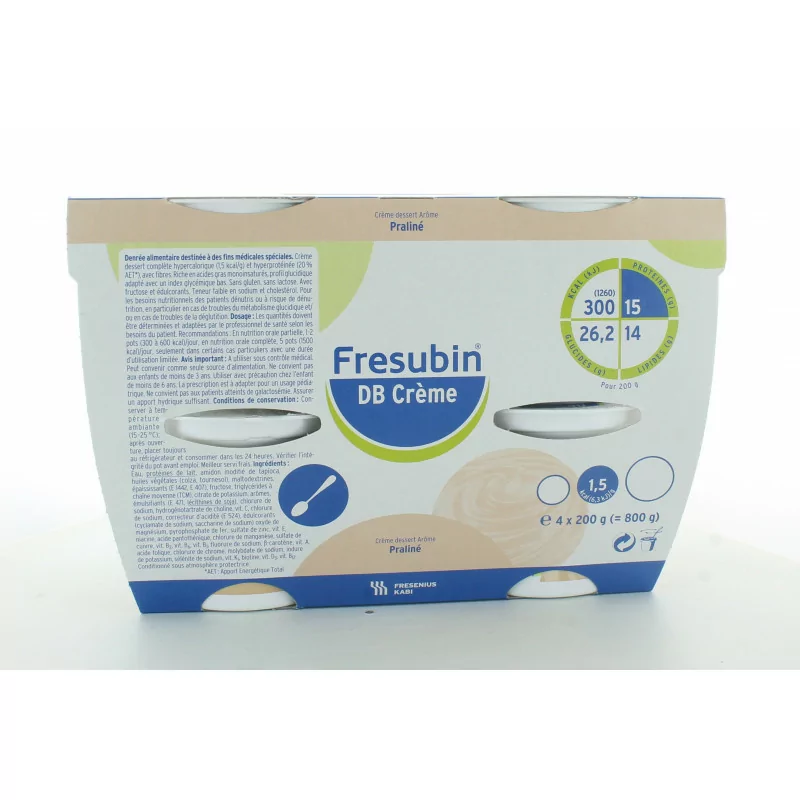 Fresubin DB Crème Arôme Praliné X4