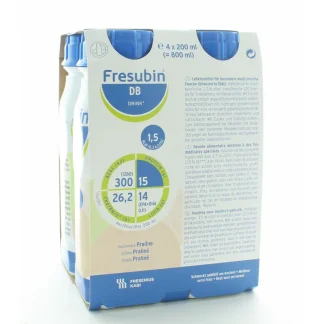 Fresubin DB Drink Arôme Praliné X4 200ml