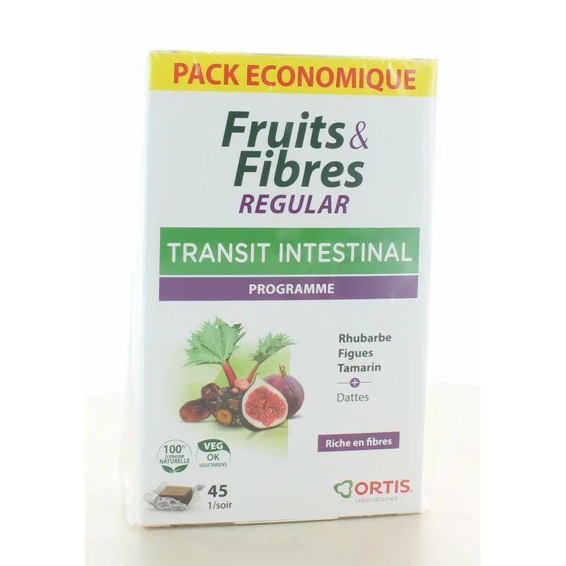 Fruits&Fibres Regular Transit Intestinal 45 cubes