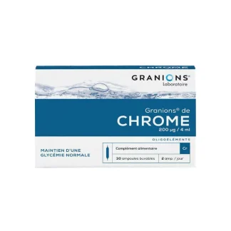 Granions de Chrome 200µg 30 ampoules