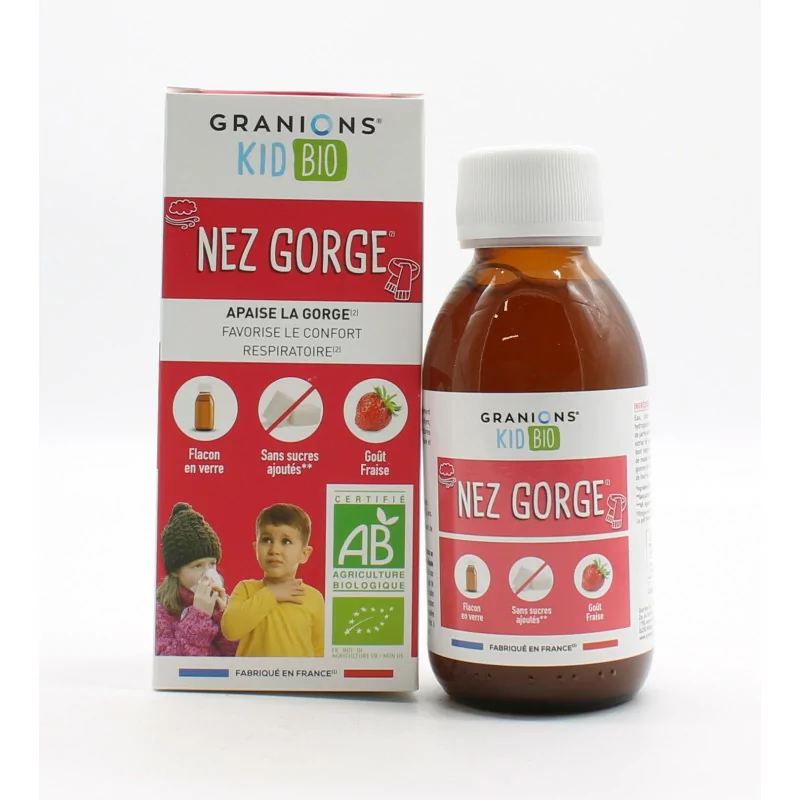 Granions Kid Bio Nez Gorge Sirop 125ml