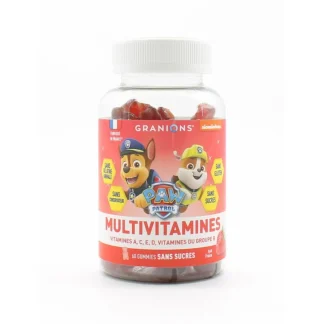 Granions Paw Patrol Multivitamines 60 gummies sans sucres