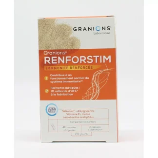 Granions Renforstim Immunité Renforcée 40 capsules + 20 gélules