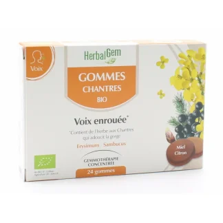 HerbalGem Gommes Chantres Bio X24