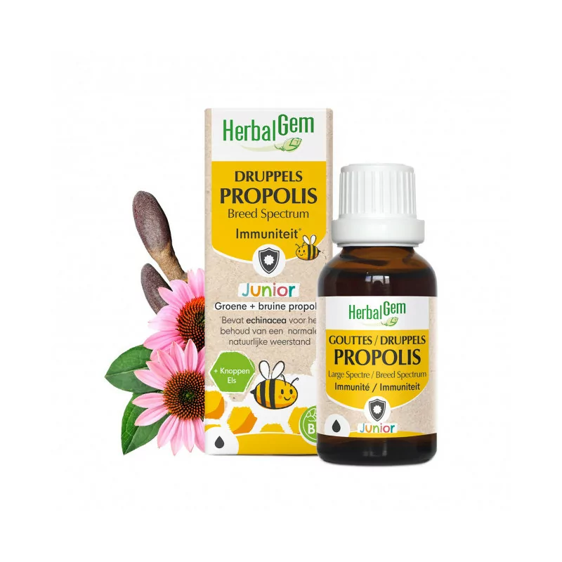 HerbalGem Immunité Propolis Junior Large Spectre 15ml