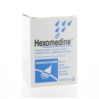 Hexomedine Transcutanée 1,5 pour mille 45ml