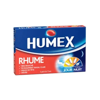 Humex Rhume Jour et Nuit 12 comprimés / 4 gélules