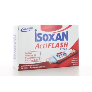 Isoxan ActiFlash Citron-Gingembre 24 sticks