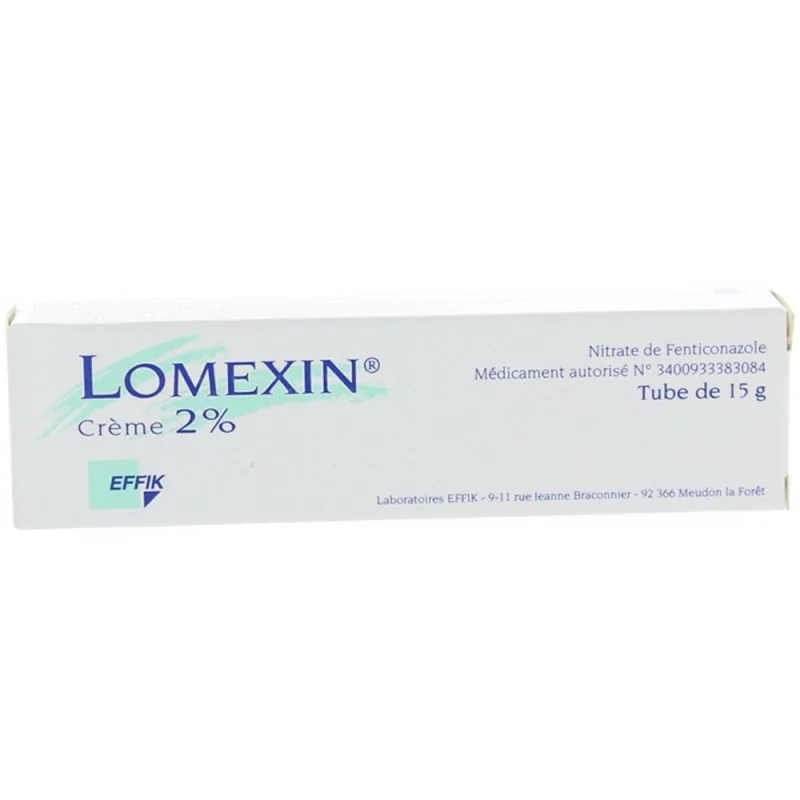 Lomexin crème 2% tube 15g