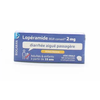Lopéramide BGR Conseil 2mg 12 comprimés orodispersibles