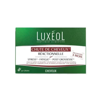 Luxéol Chute de Cheveux Réactionnelle Programme 3 Mois