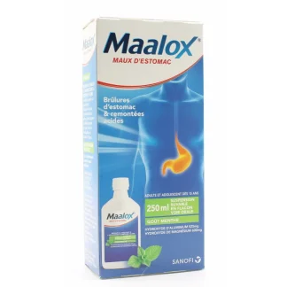 Maalox Menthe Solution Buvable 250ml