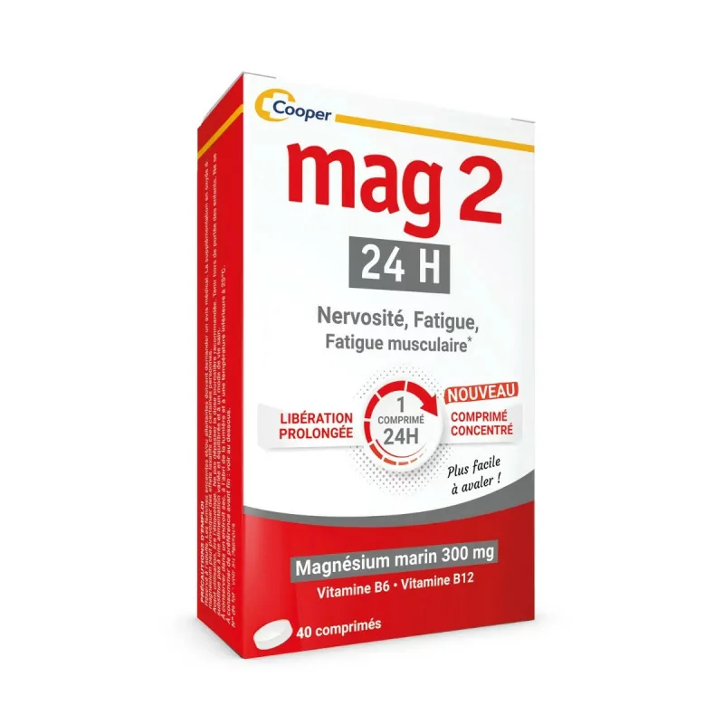 Mag 2 24H 40 comprimés