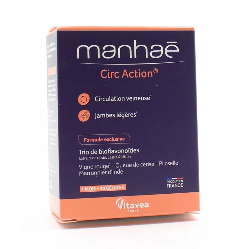 Manhaé Circ Action 30 gélules