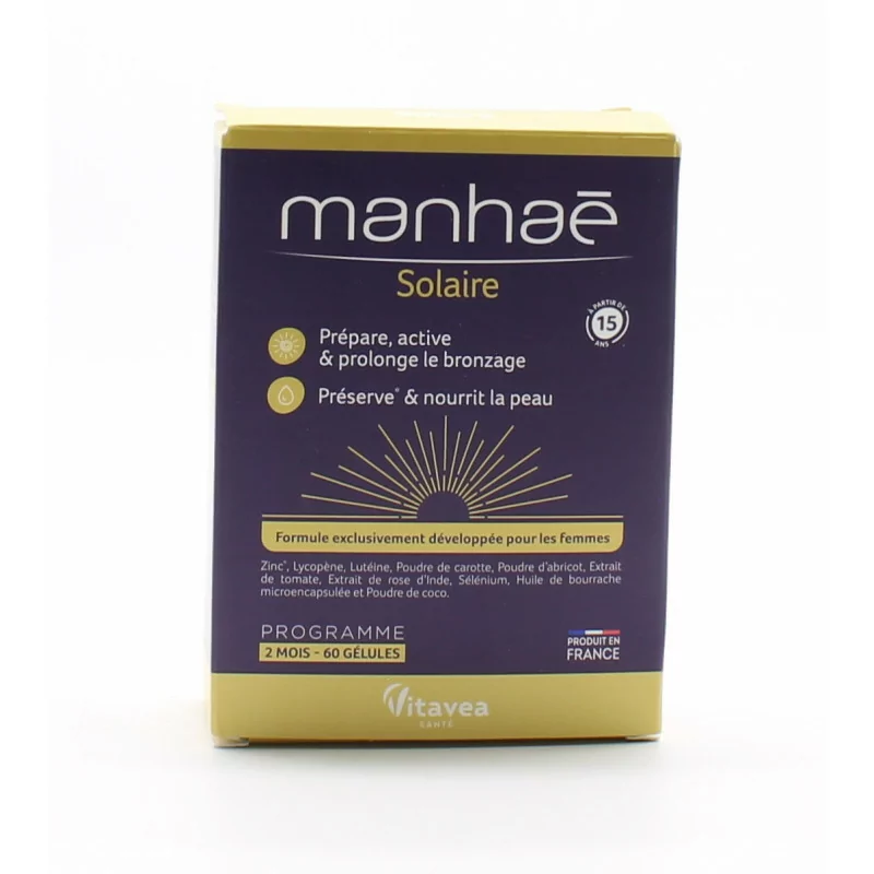 Manhaé Solaire 60 gélules