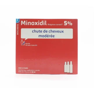 Minoxidil Biogaran Conseil 5% 3X60ml