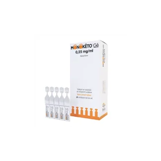 Monokéto Gé 0,25mg/ml Collyre en Solution 60 unidoses