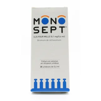 Monosept 0,25 pour mille 30X0,4ml