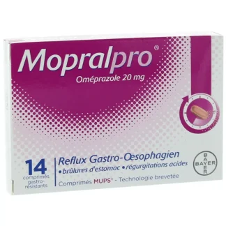 Mopralpro 20mg 14 comprimés
