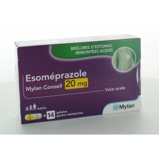 Mylan Esoméprazole 20mg 14 gélules