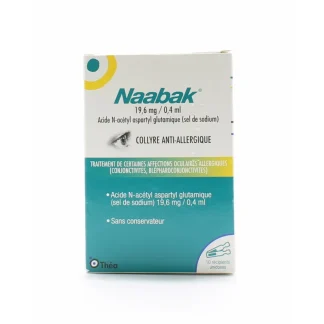 Naabak 19,6mg/0,4ml Unidoses x10