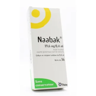 Naabak 19,6mg/0,4ml Unidoses X36