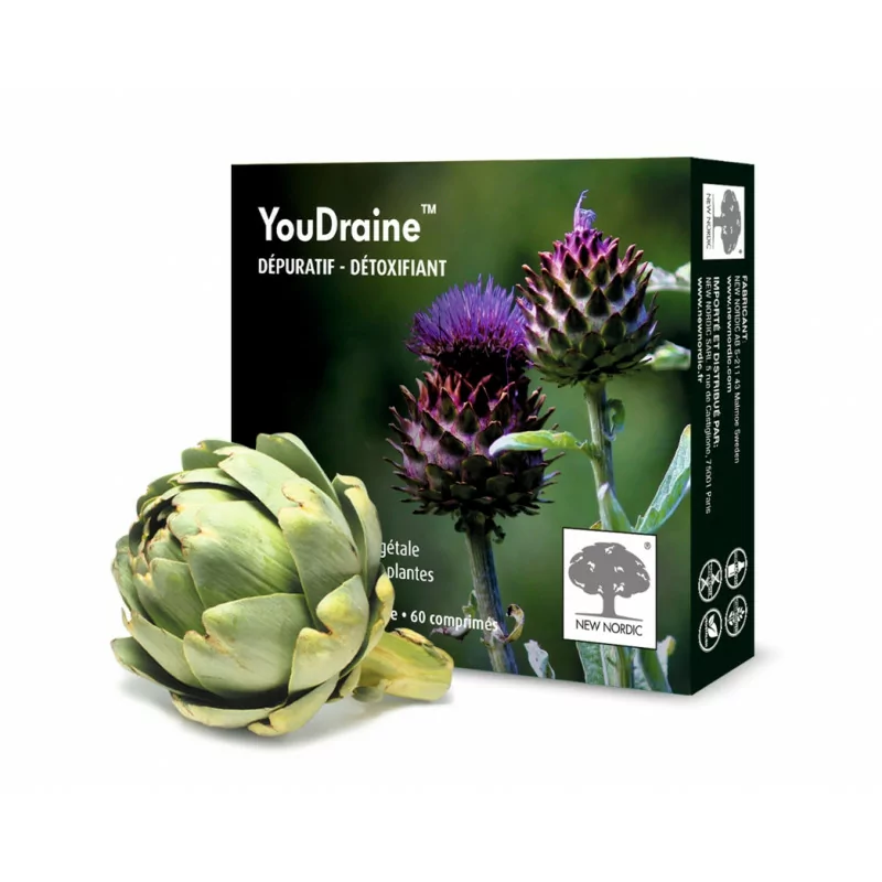 New Nordic YouDraine Dépuratif Détoxifiant 60 comprimés