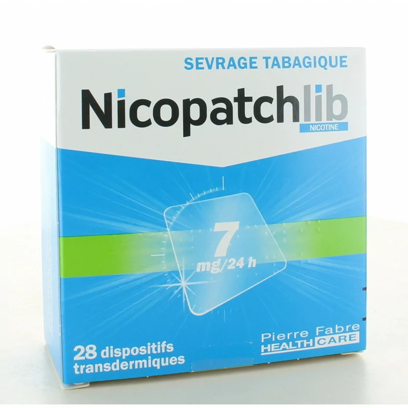 Nicopatchlib 7mg/24H 28 patchs