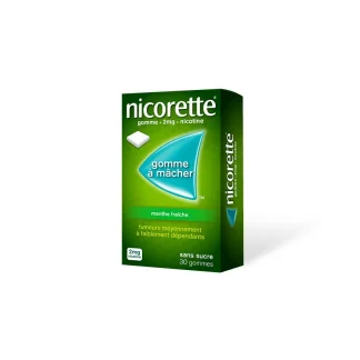 Nicorette 2mg Menthe Fraîche 30 gommes