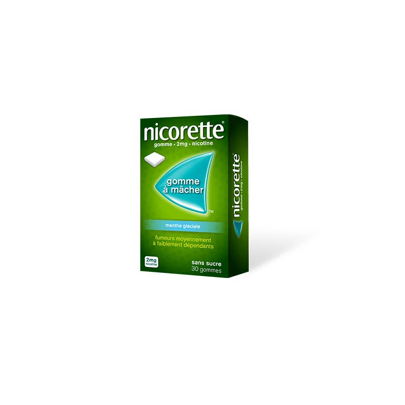 Nicorette 2mg Menthe Glaciale 30 gommes