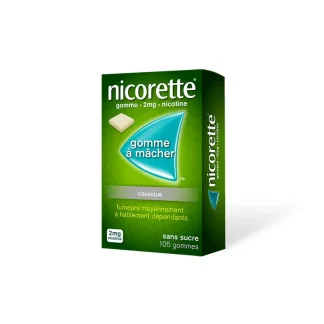 Nicorette 2mg 105 gommes
