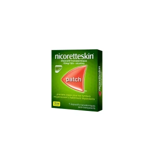 Nicoretteskin 15mg/16h 7 patchs transdermiques