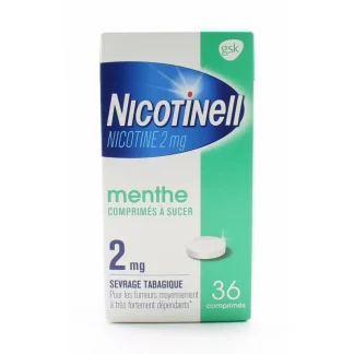 Nicotinell 2 mg Menthe 36 comprimés