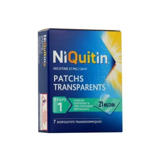 NiQuitin 21mg/24H 7 patchs