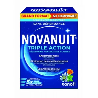 Novanuit Triple Action 60 comprimés