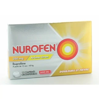 Nurofen 200mg Arôme Citron 12 comprimés orodispersibles
