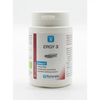 Nutergia Ergy 3 Oméga-3 60 capsules