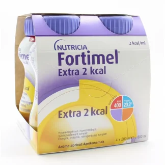 Nutricia Fortimel Extra 2kcal Arôme Abricot 4X200ml