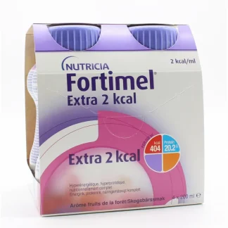 Nutricia Fortimel Extra 2kcal Arôme Fruits de la Forêt 4X200ml