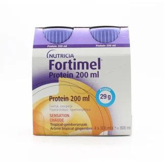 Nutricia Fortimel Protein Arôme Tropical Sensation Chaude X4 200ml